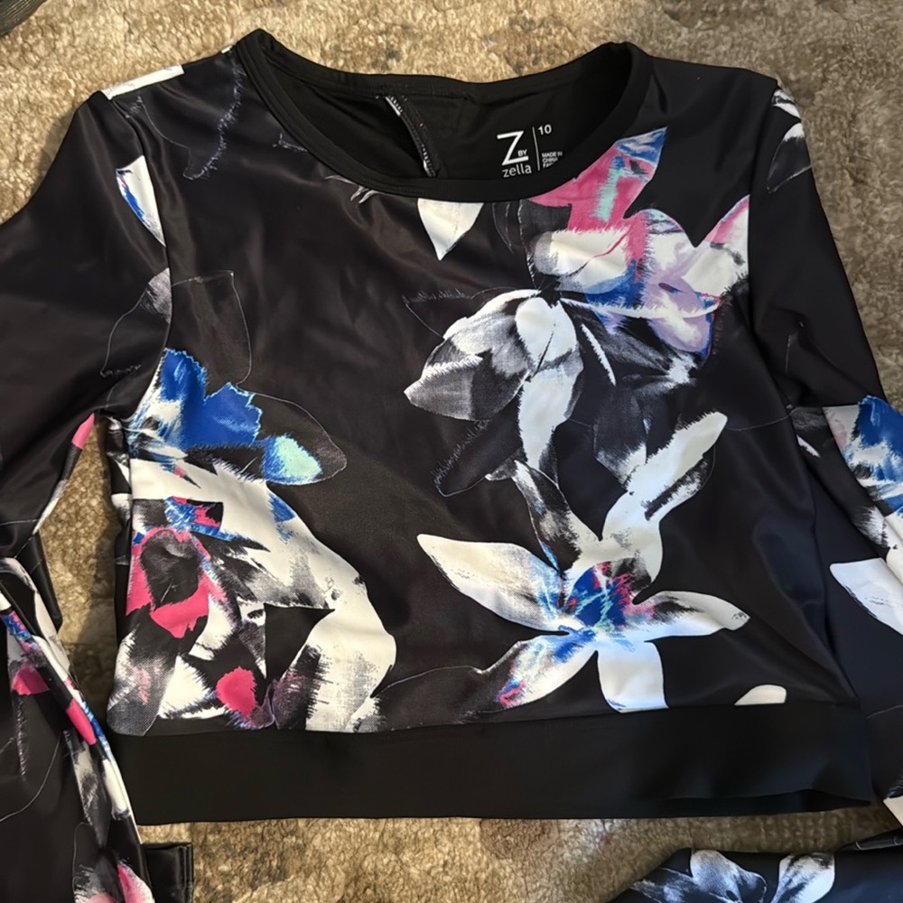 Girls Zella Swim Top